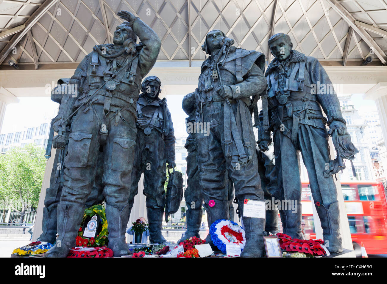 England, London, Green Park, Bomber Command Memorial Stock Photo