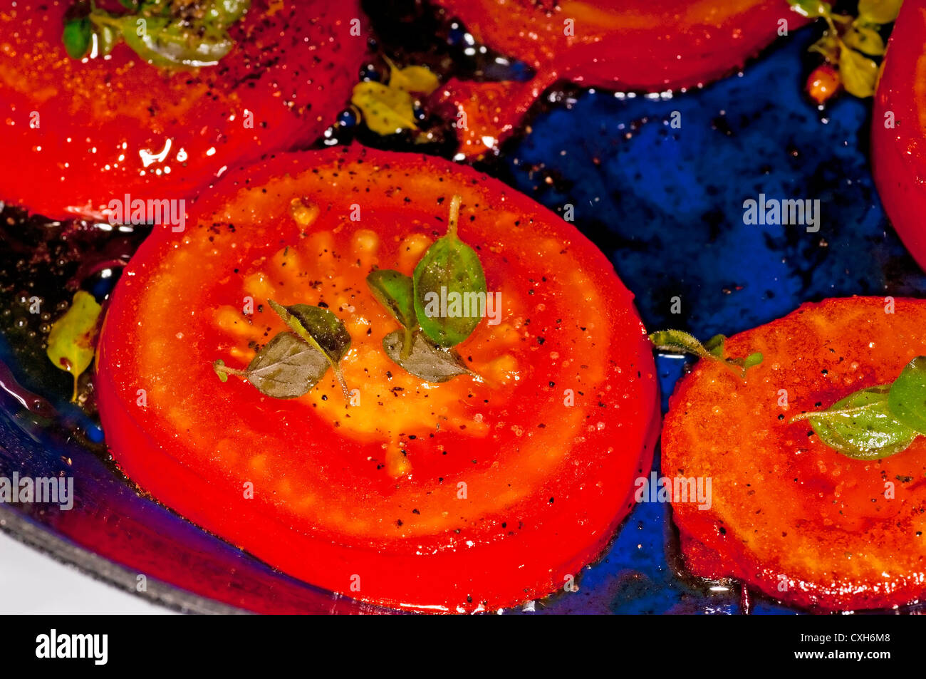 roasted tomato Stock Photo