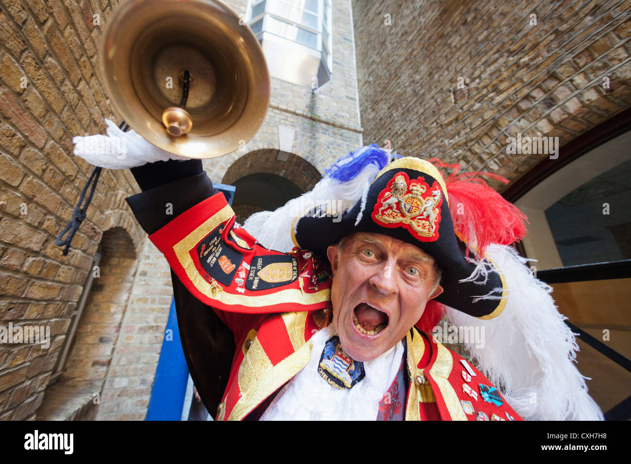 England, London, Town Crier Stock Photo Alamy