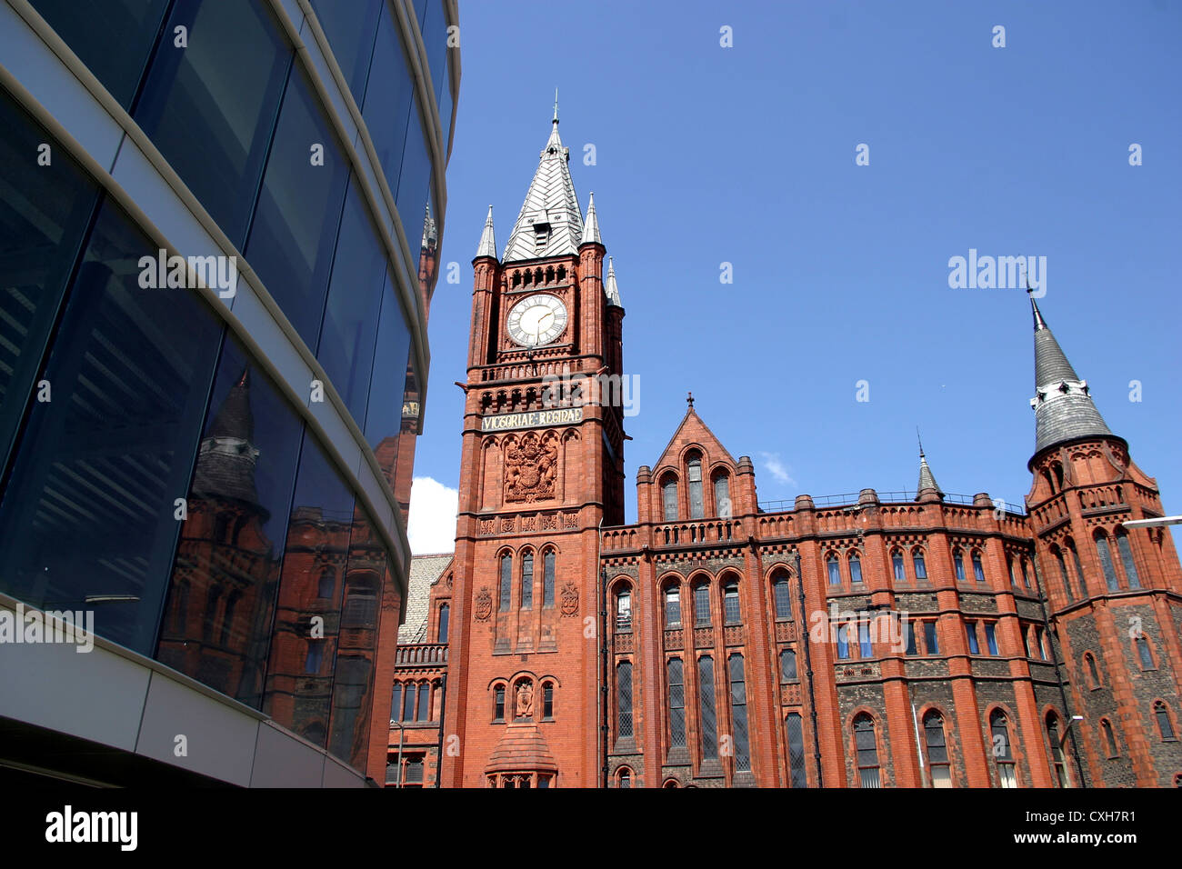 Victoria Building, University of Liverpool, Liverpool, England, UK Stock Photo