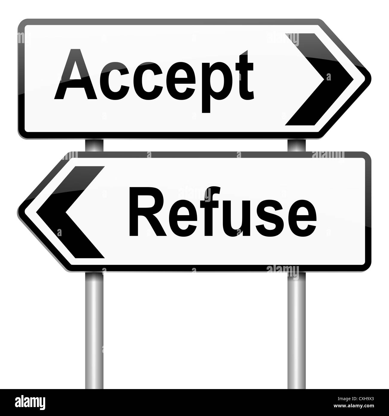 Accept or refuse Stock Photo Alamy Accept or refuse Stock Photo Alamy