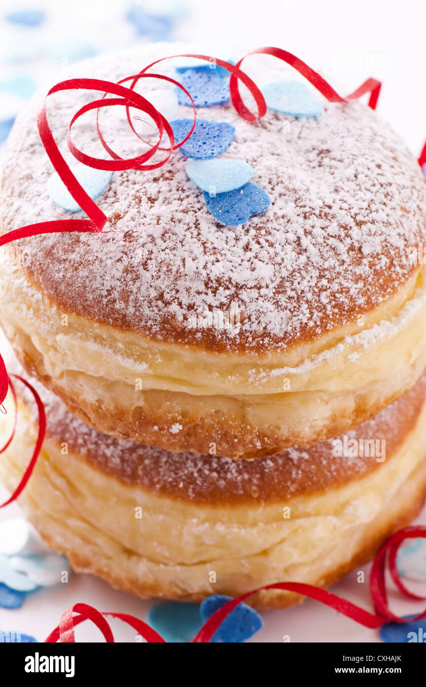 Berliner Doughnuts Stock Photo