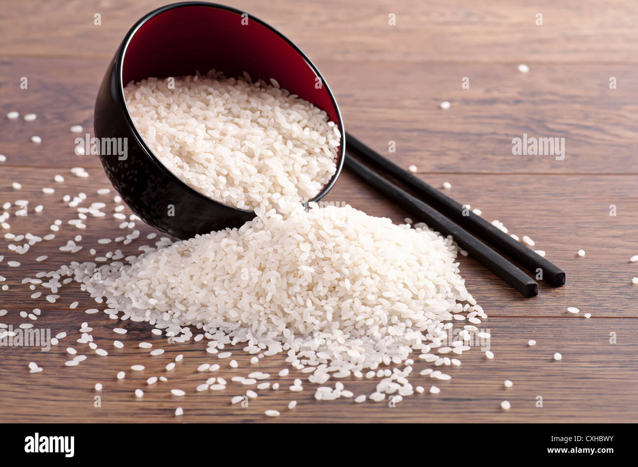 White rice Stock Photo