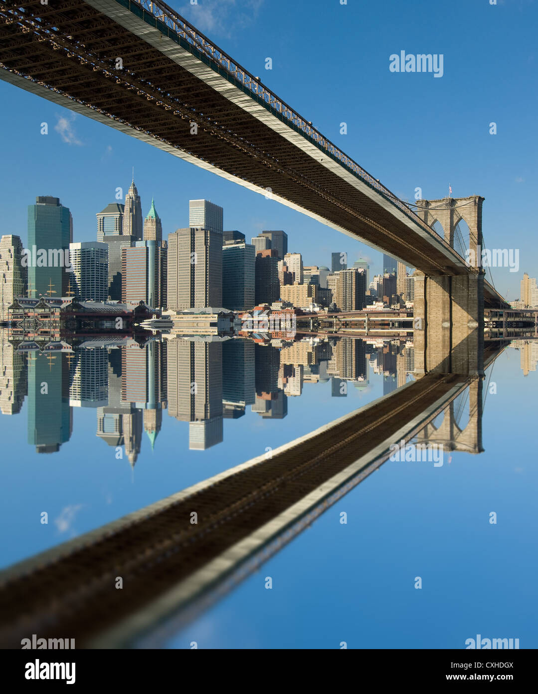 Brooklyn bridge skyscrapers new york hi res stock photography and Brooklyn bridge skyscrapers new york hi res stock photography and