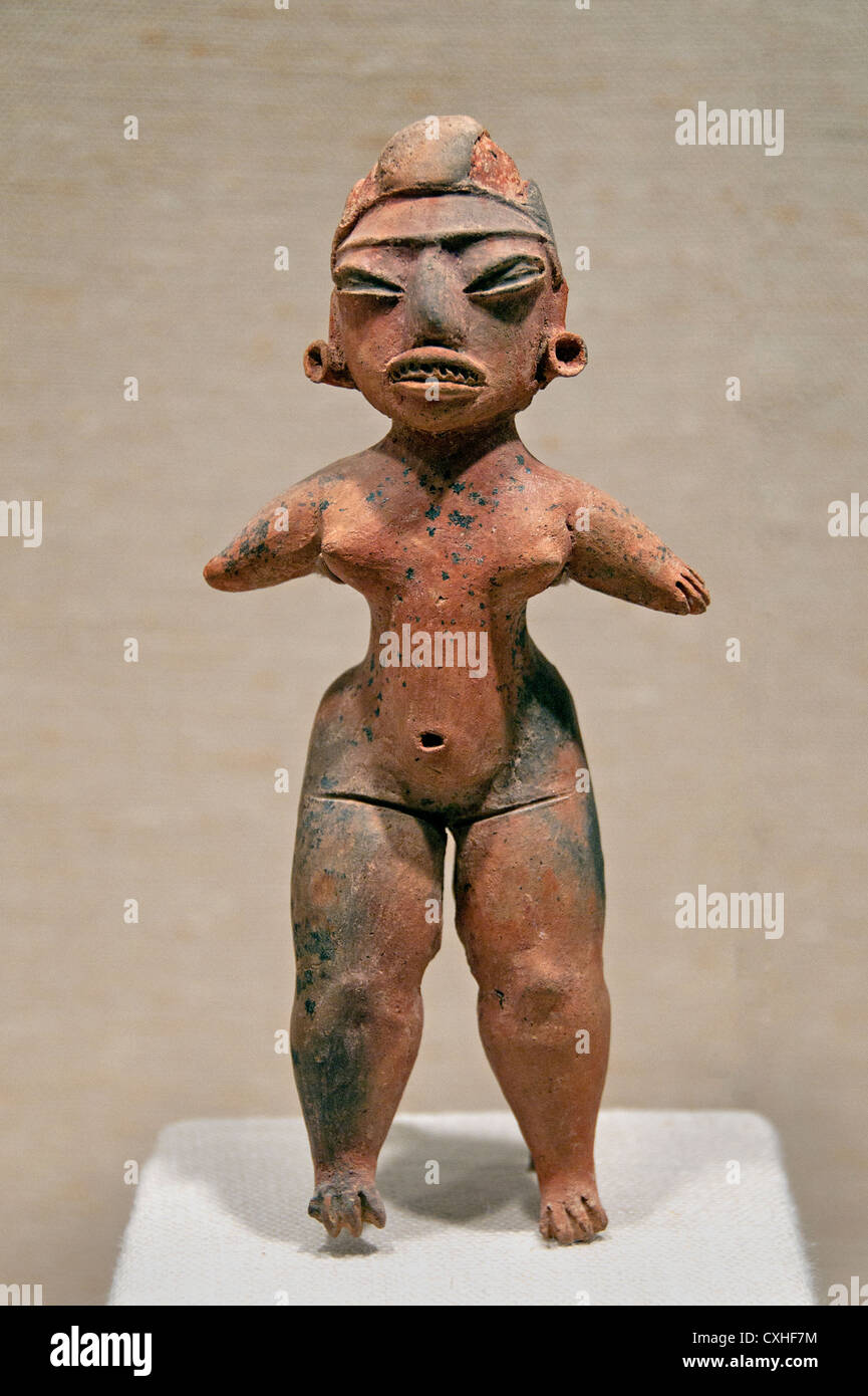 Female Figure 12th–9th century BC  Mexico Mesoamerica  Olmec  Ceramic 17 cm Stock Photo
