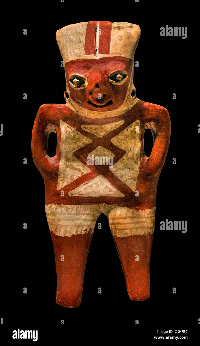 Standing Figure 3rd century BC–1st century AD Mexico Mesoamerica Guanajuato Chupícuaro Ceramic 40 cm Stock Photo