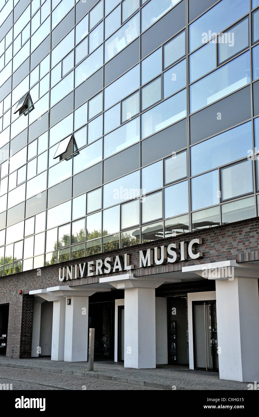 Universal Music Stralauer Allee Berlin Germany Stock Photo