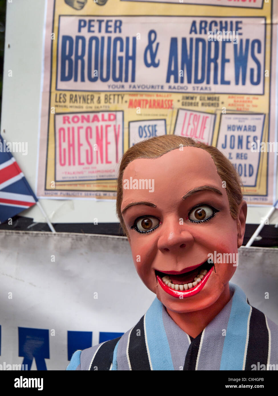The ventriloquist's dummy, Archie Andrews Stock Photo Alamy