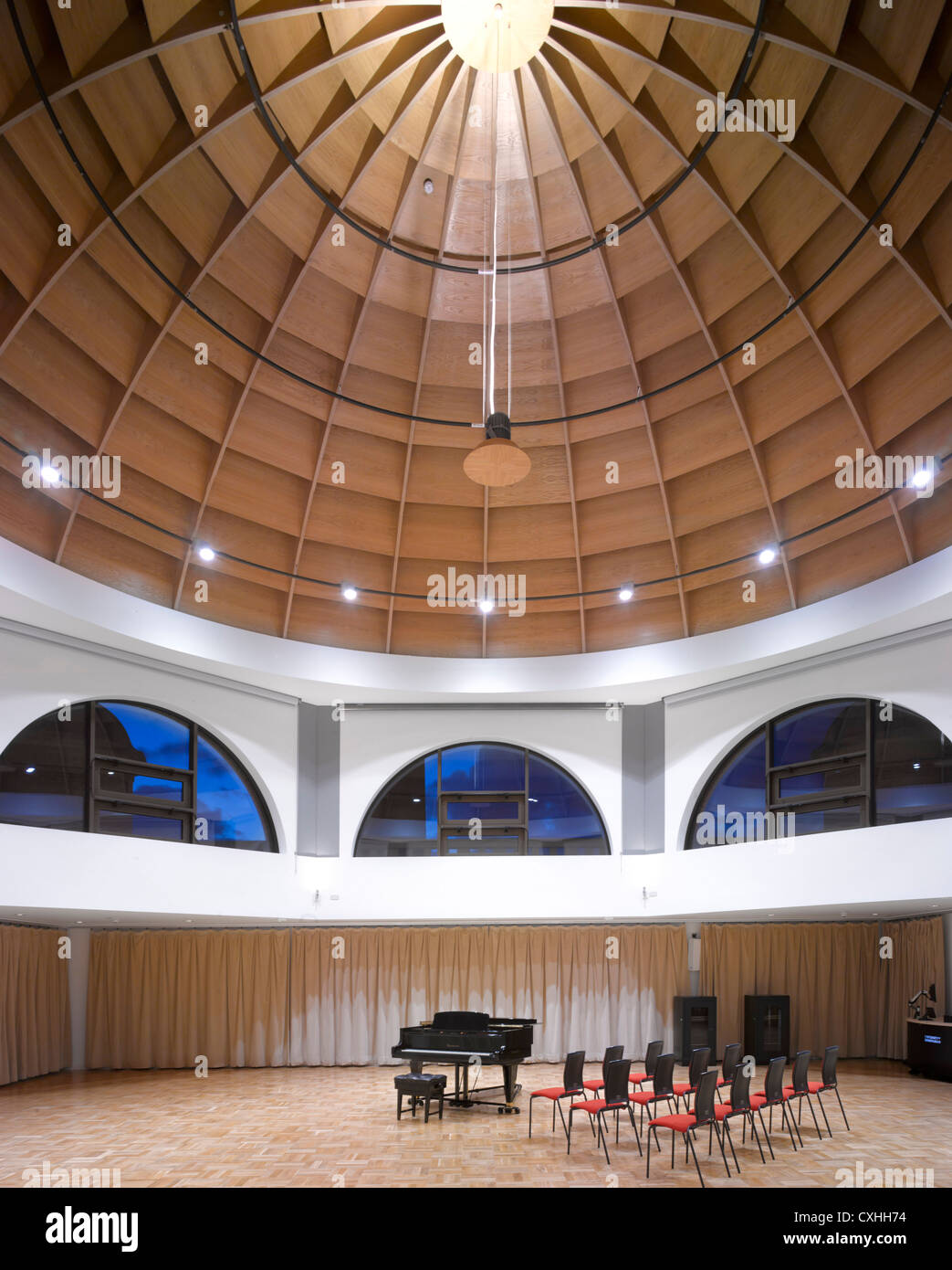 Bramall Music Building, University of Birmingham, Birmingham, United Kingdom. Architect: Glenn Howells Architects, 2012. Stock Photo