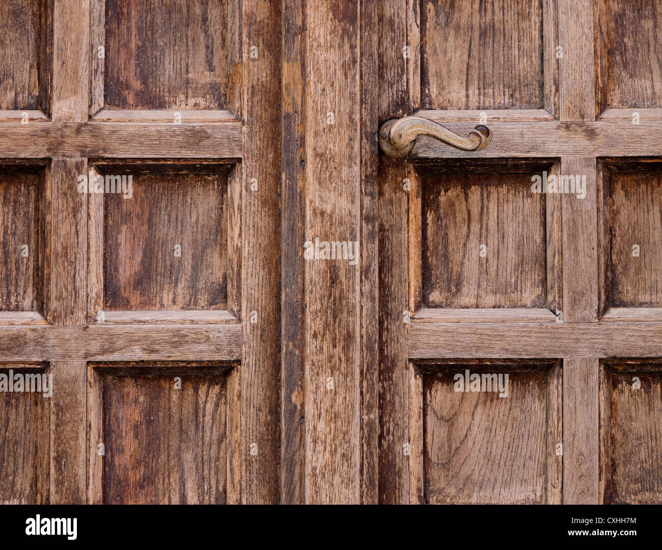 Old locked door detail Stock Photo Alamy