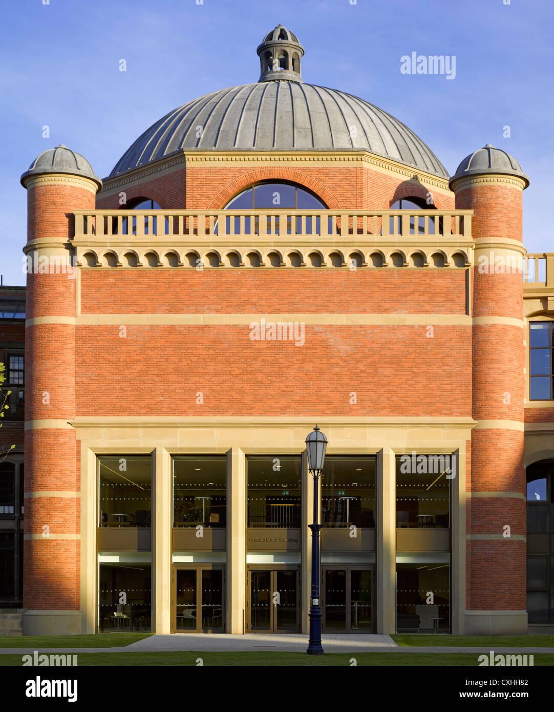 Bramall Music Building, University of Birmingham, Birmingham, United Kingdom. Architect: Glenn Howells Architects, 2012. Overall Stock Photo