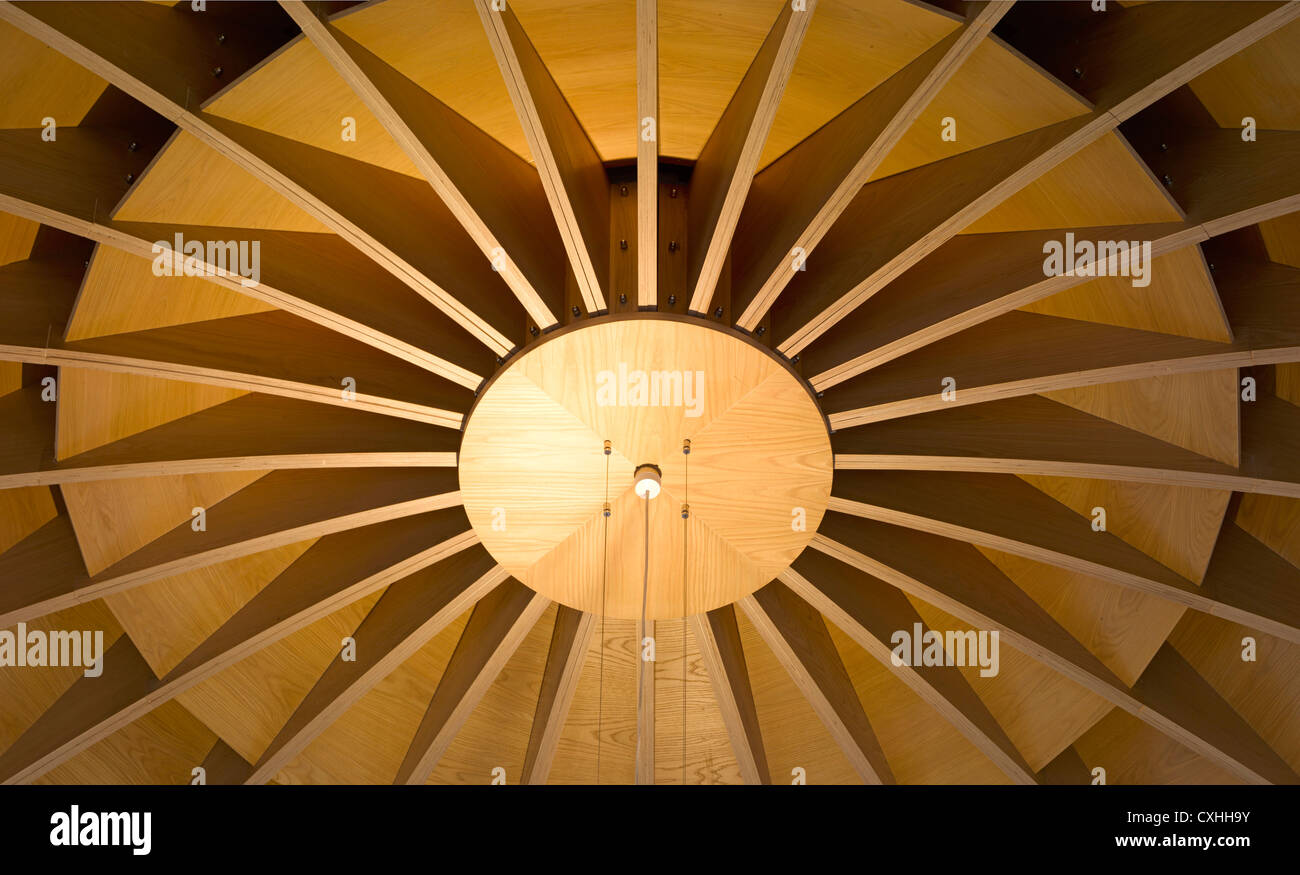 Bramall Music Building, University of Birmingham, Birmingham, United Kingdom. Architect: Glenn Howells Architects, 2012. Detail Stock Photo