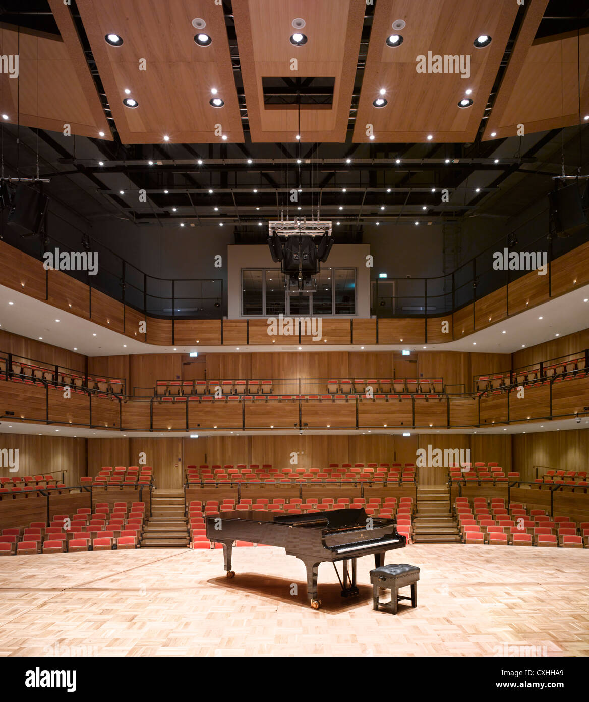 Bramall Music Building, University of Birmingham, Birmingham, United Kingdom. Architect: Glenn Howells Architects, 2012. Stock Photo