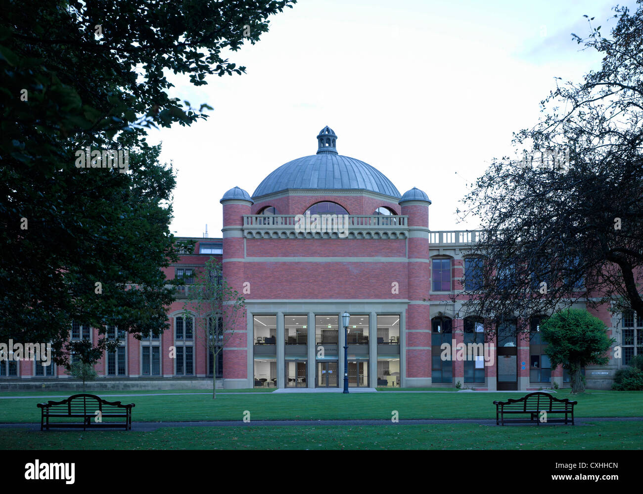 Bramall Music Building, University of Birmingham, Birmingham, United Kingdom. Architect: Glenn Howells Architects, 2012. Overall Stock Photo