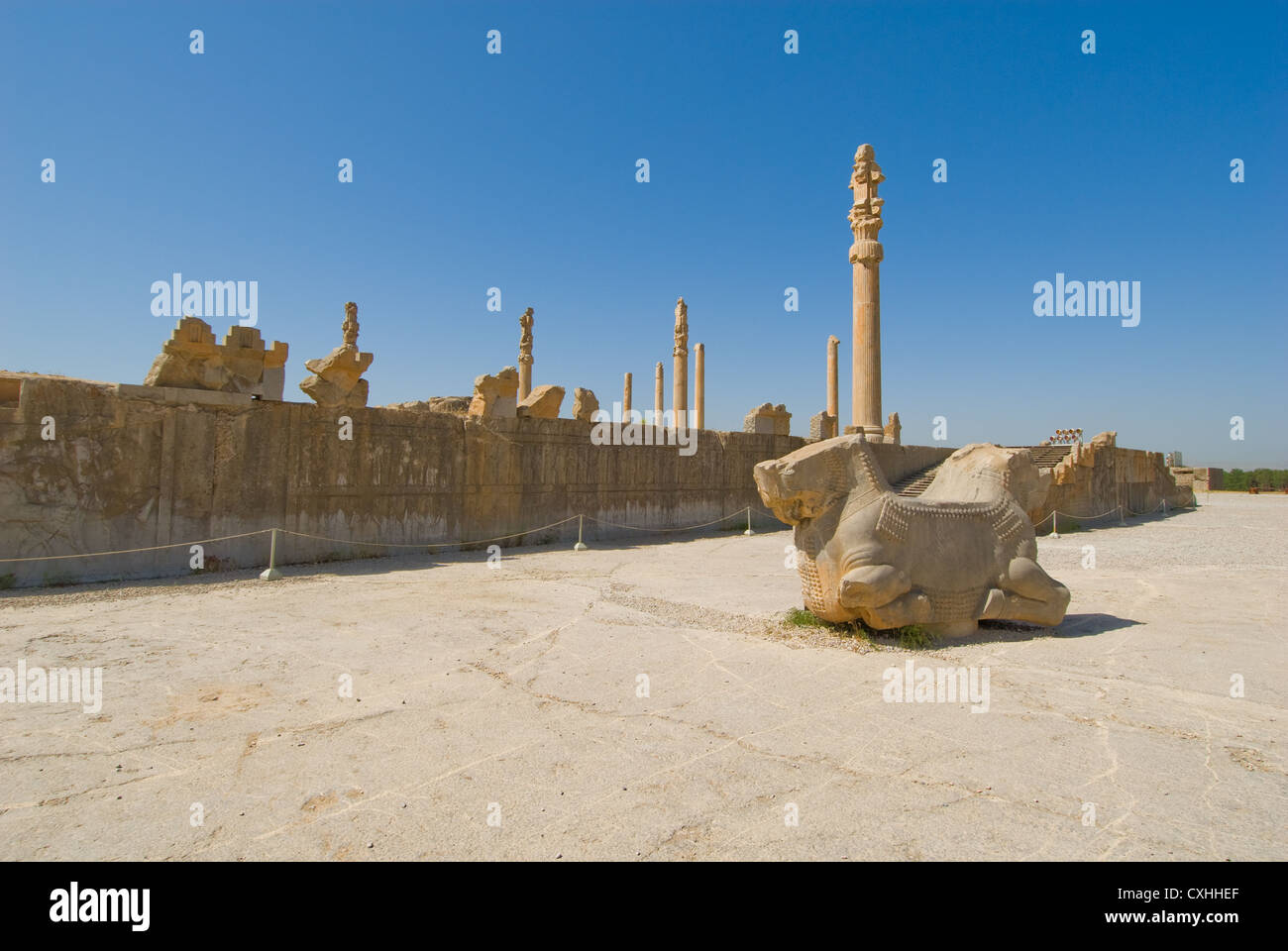 Ruins of ancient city of Persepolis Stock Photo