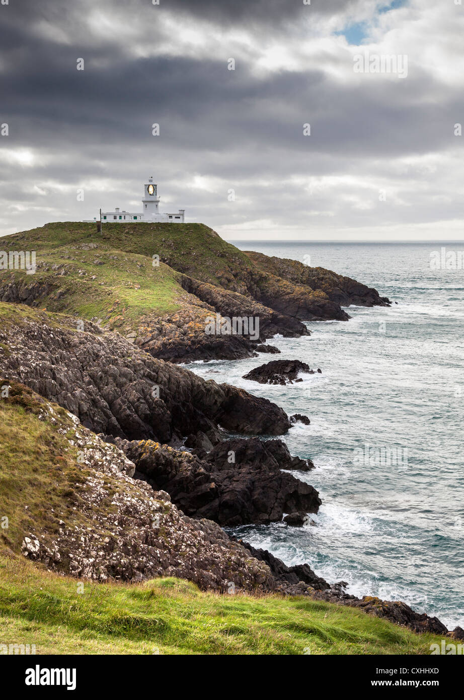 Strumble Head lighthouse, Fishguard, North Pembrokeshire coast, South