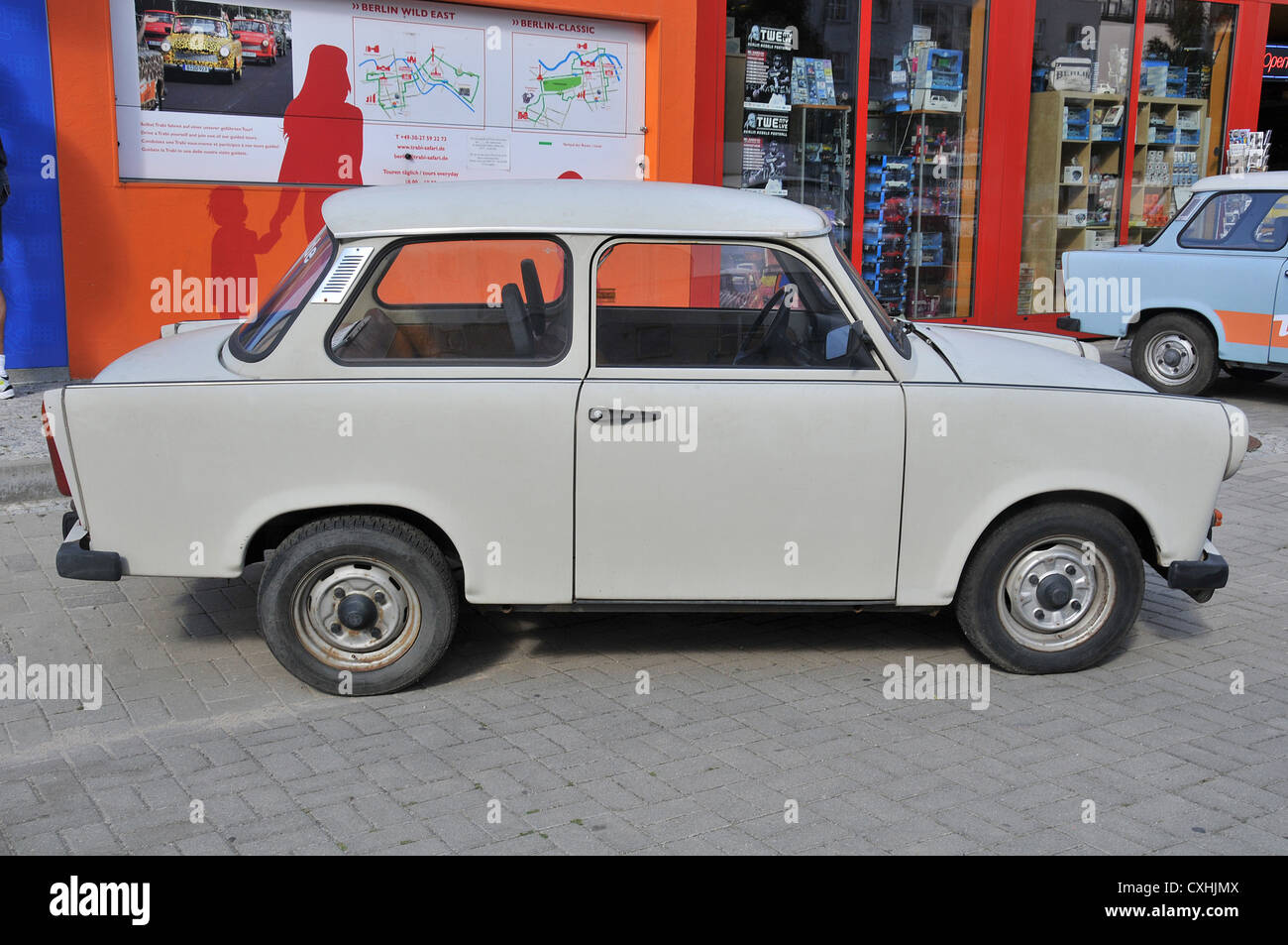 Trabant car Berlin Germany Stock Photo