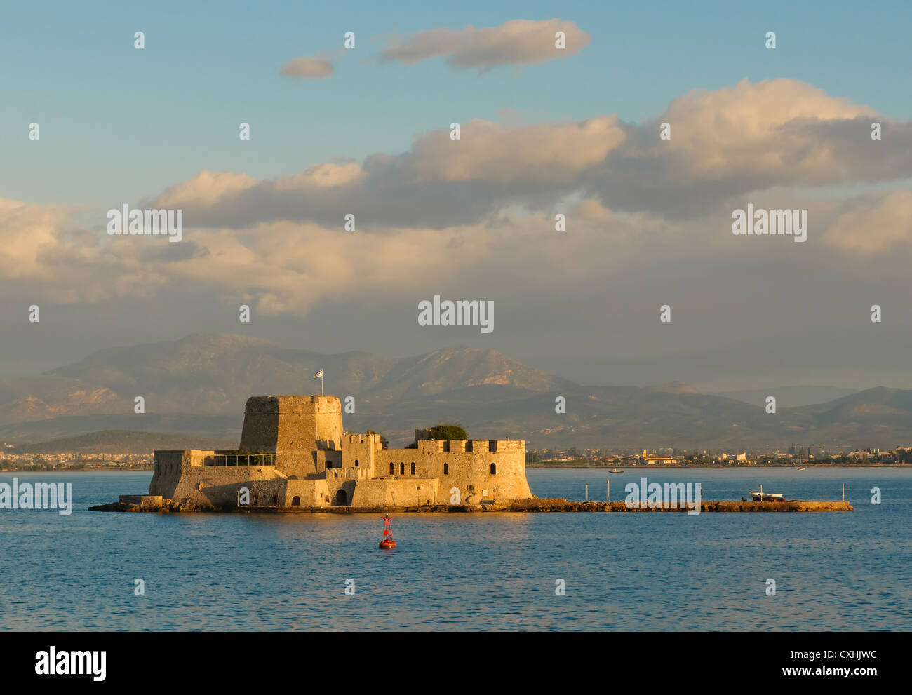 bourtzi castle, nafplion, greece Stock Photo
