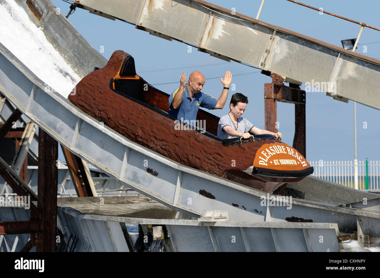log flume ride at great adventure in 1963 log flume ride at great adventure in 1963