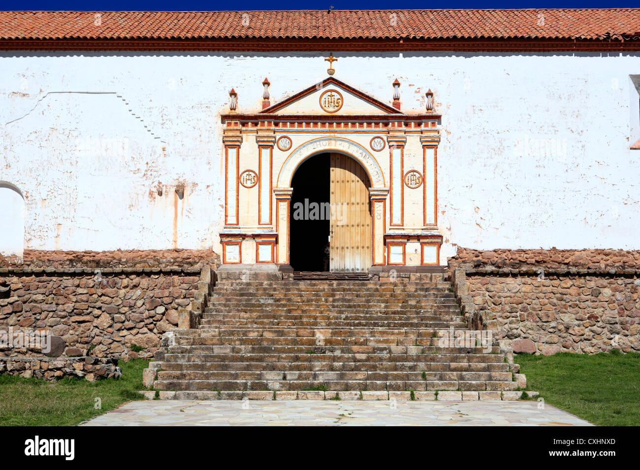 San Pedro Martir church (1576), Juli, Puno, Peru Stock Photo