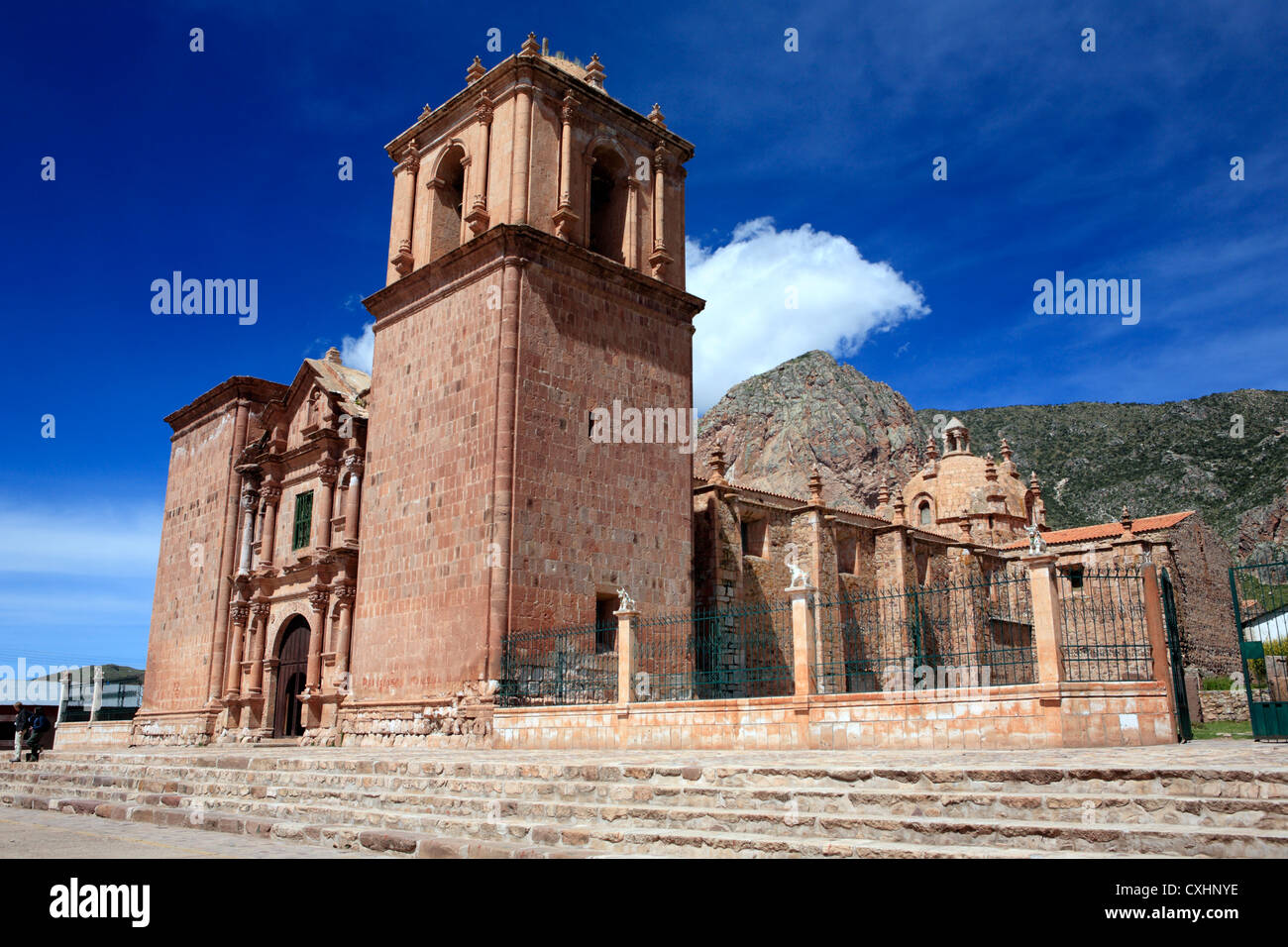 Santa Isabel church (1767), Pukara, Puno, Peru Stock Photo