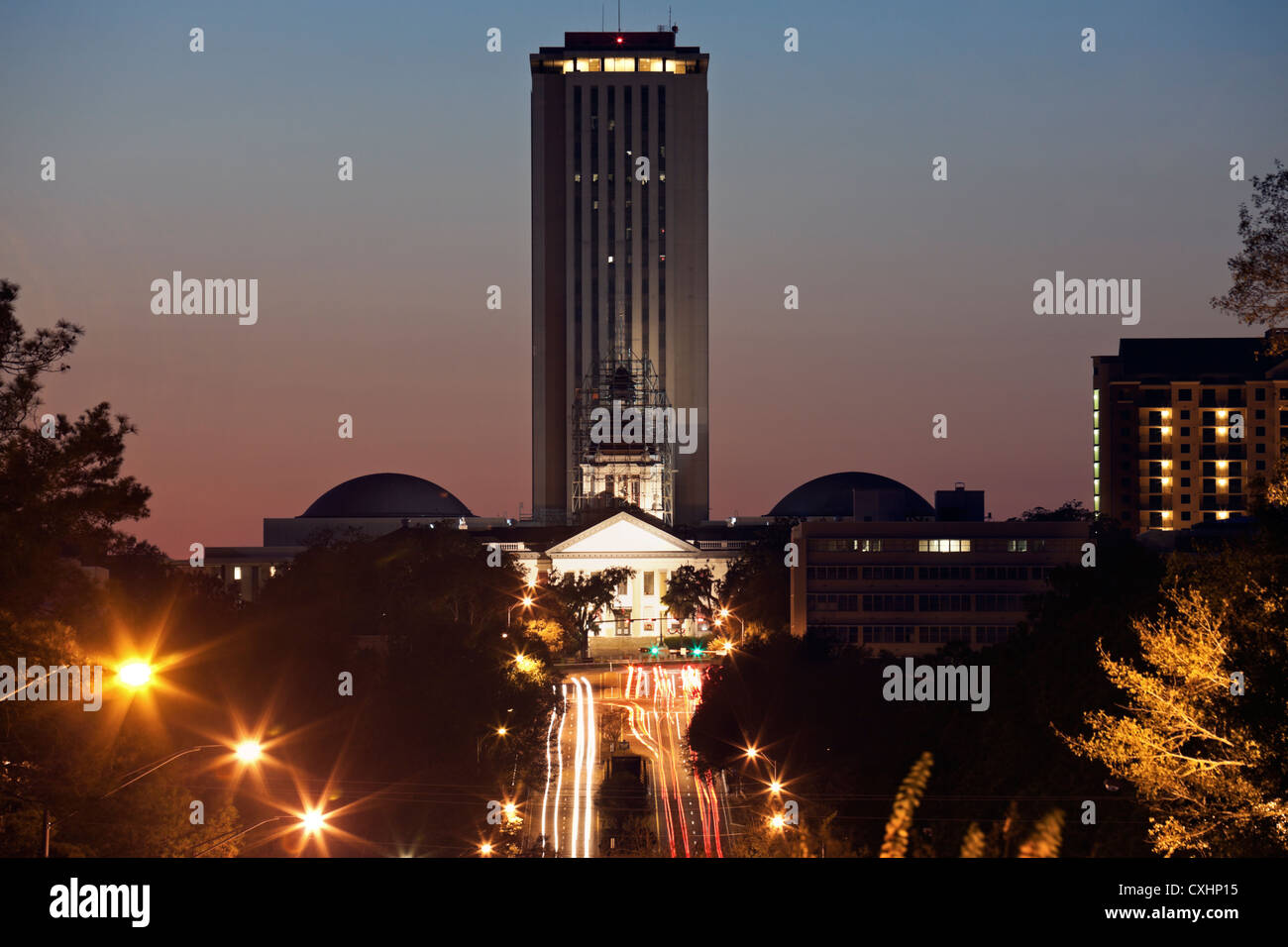 State Capitol Building in Tallahassee Stock Photo