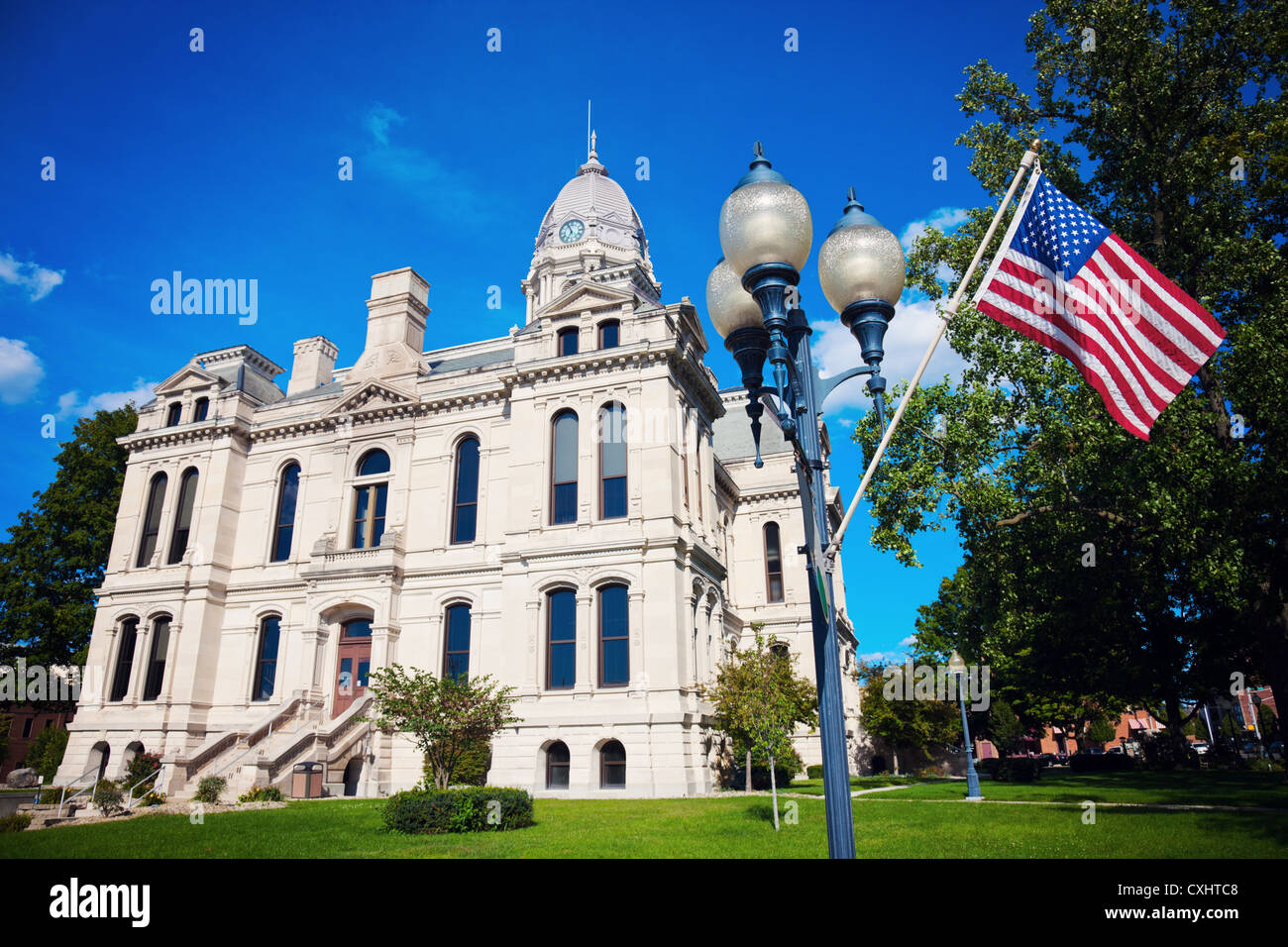Old courthouse in the center of Warsaw Stock Photo Alamy