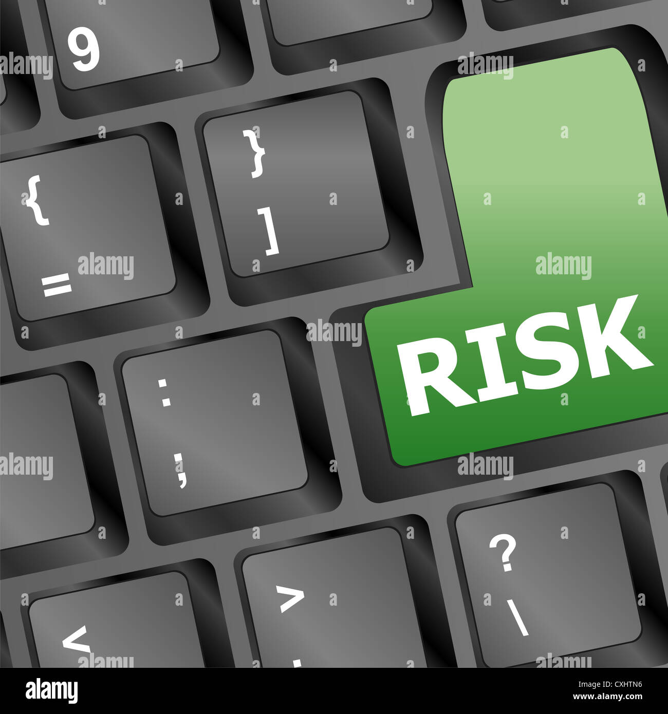 risk management key showing business insurance concept Stock Photo - Alamy