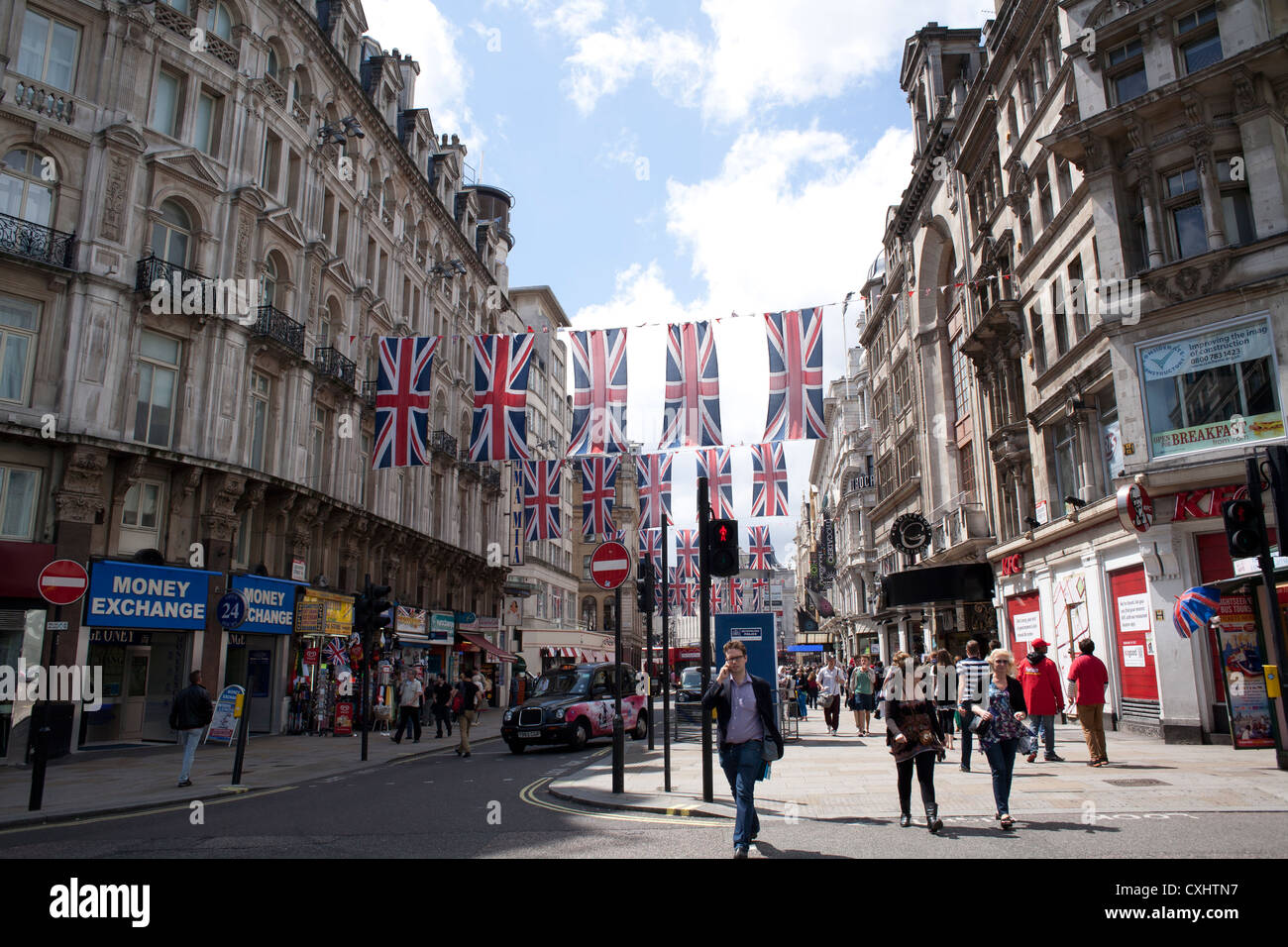 London street. Stock Photo