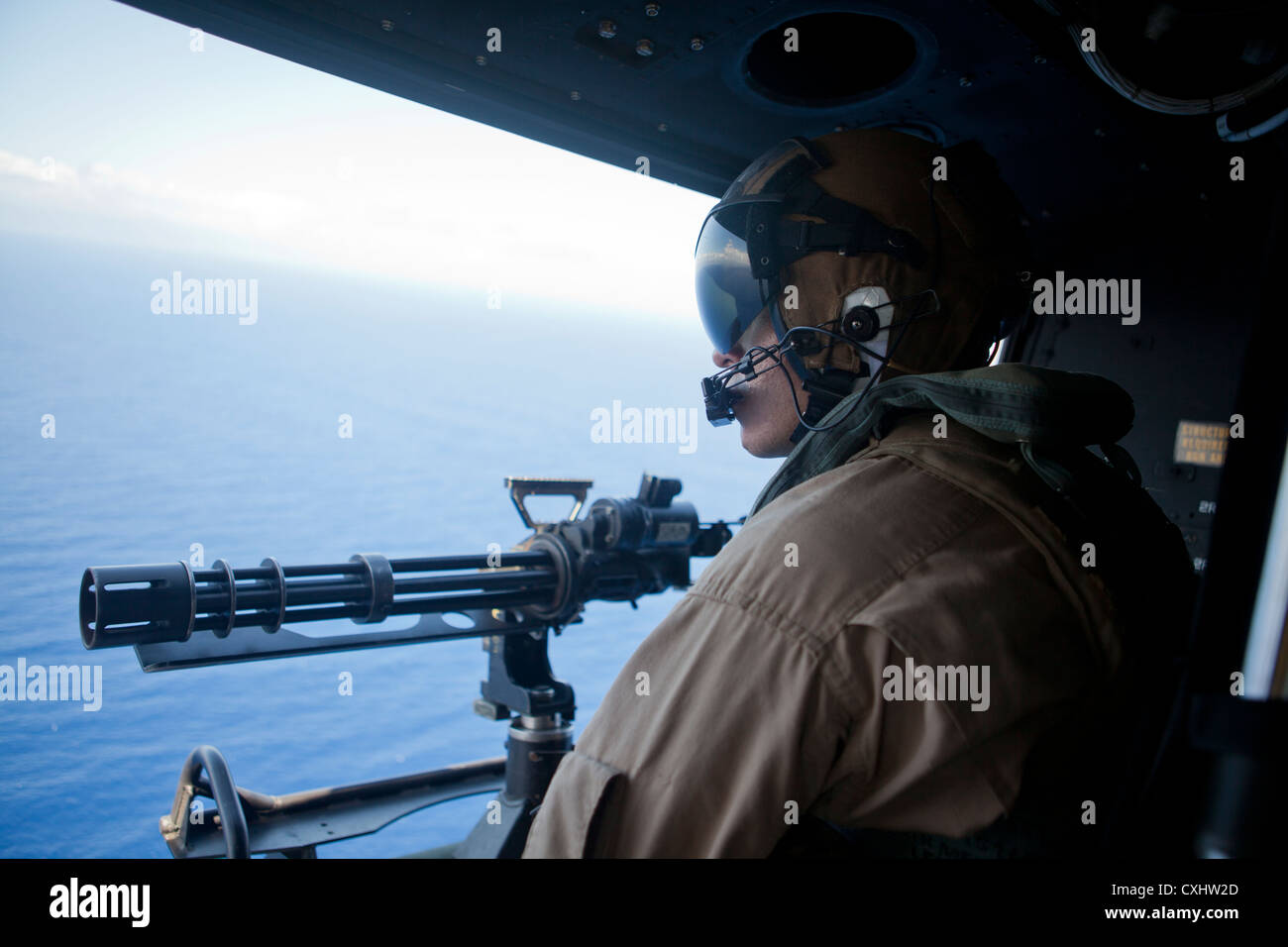 Crew chief with marine light attack helicopter squadron 367 hmla 367 hi ...