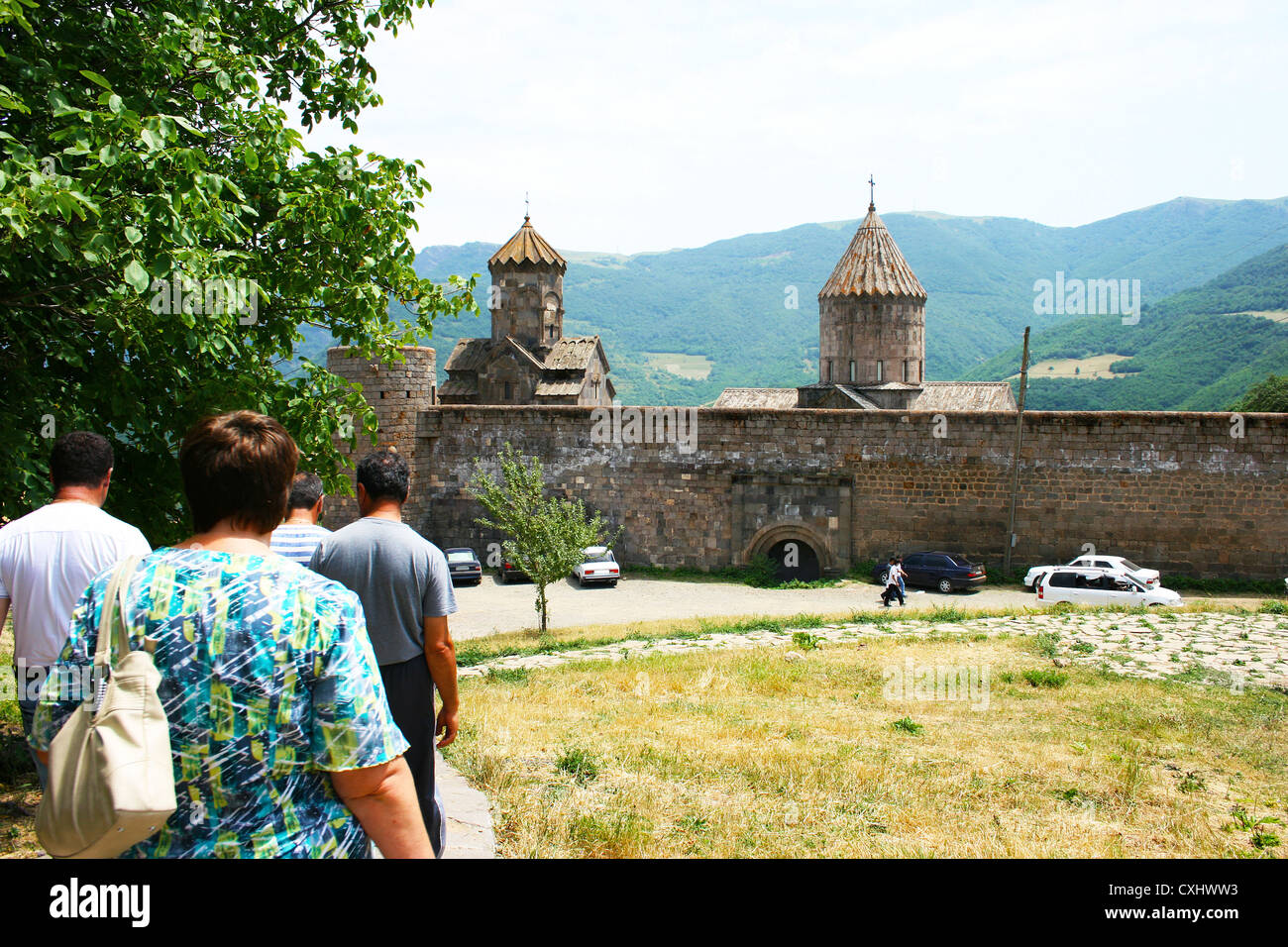 Tatev monastery in Armenia, the 9th century architecture. Stock Photo