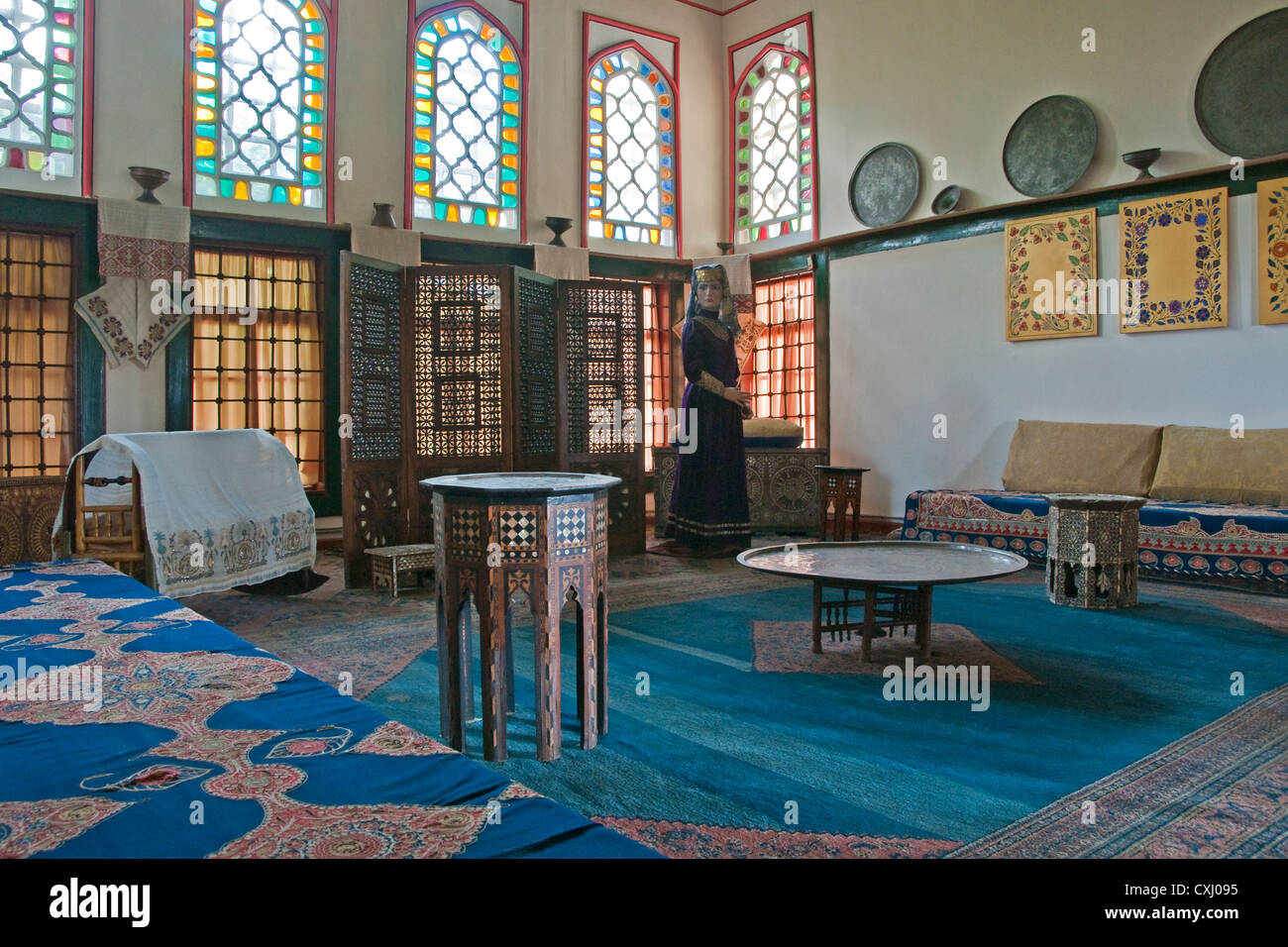 Harem in Khan's Palace at Bakhchisarai, former Ottoman capital of Crimea. Stock Photo