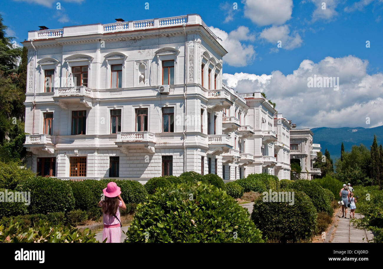 White Palace in Livadia, site of 1945 Yalta Conference Stock Photo