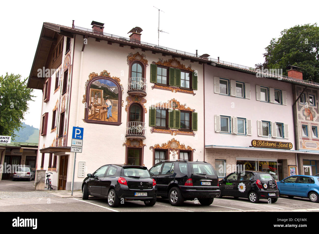 Garmisch Partenkirchen Ski Resort Town Bavaria Germany Stock Photo 