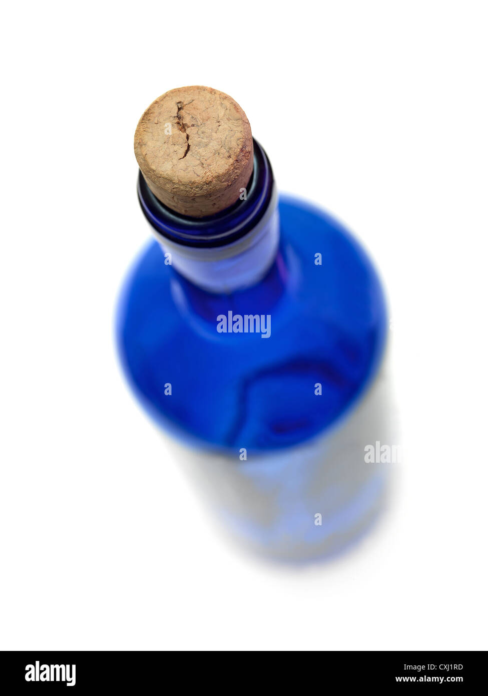 Glass bottles isolated against a white background Stock Photo - Alamy