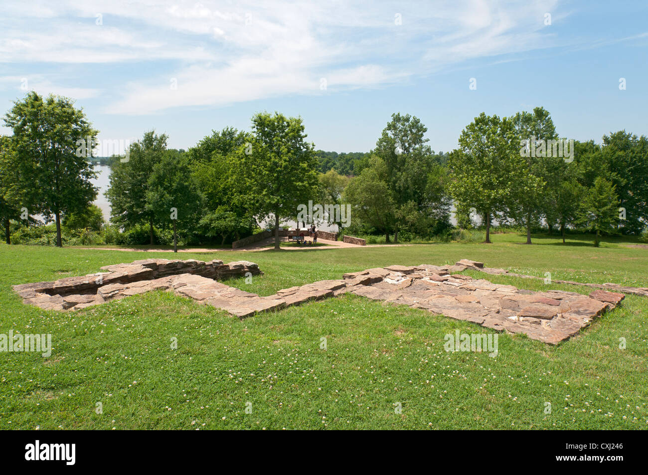 Arkansas, Fort Smith National Historic Site, foundation ruin, Arkansas