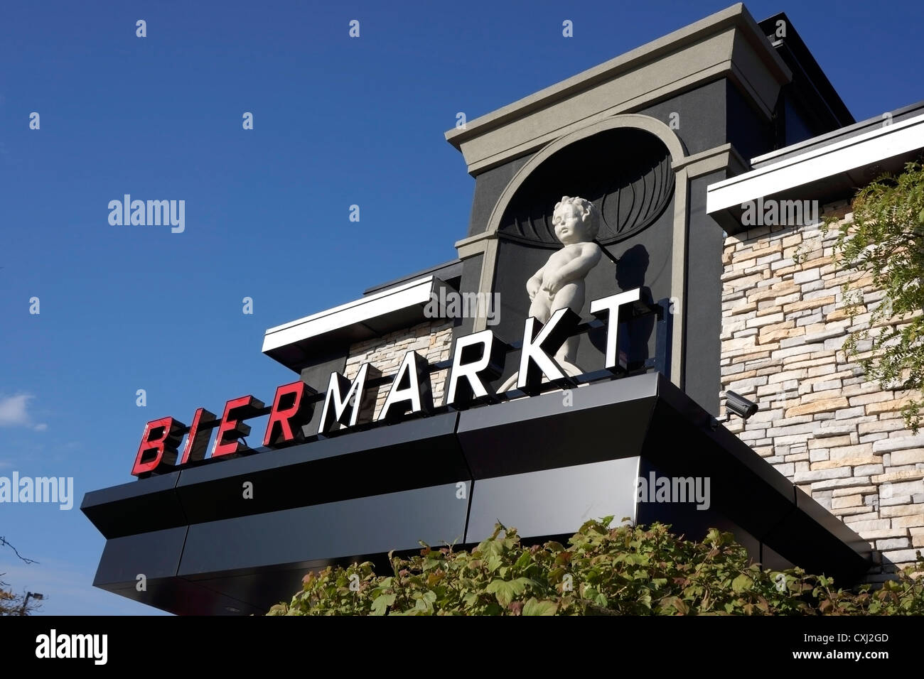 Bier Markt restaurant, Queensway location, Etobicoke Stock Photo