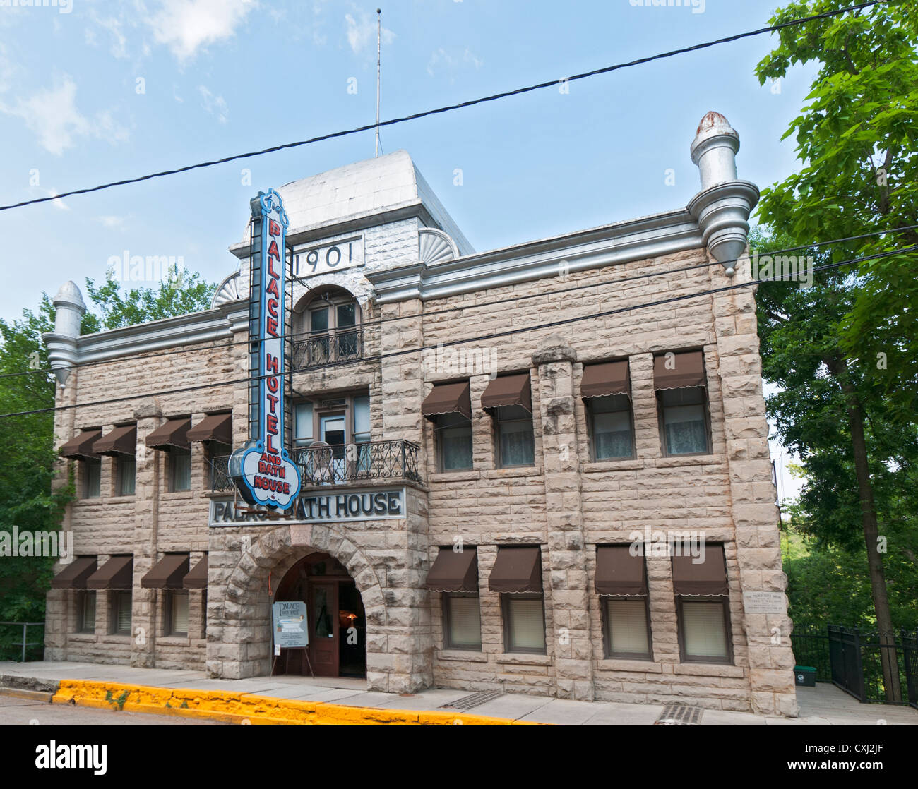 Arkansas, Eureka Springs, Palace Bath House, built 1901 Stock Photo - Alamy