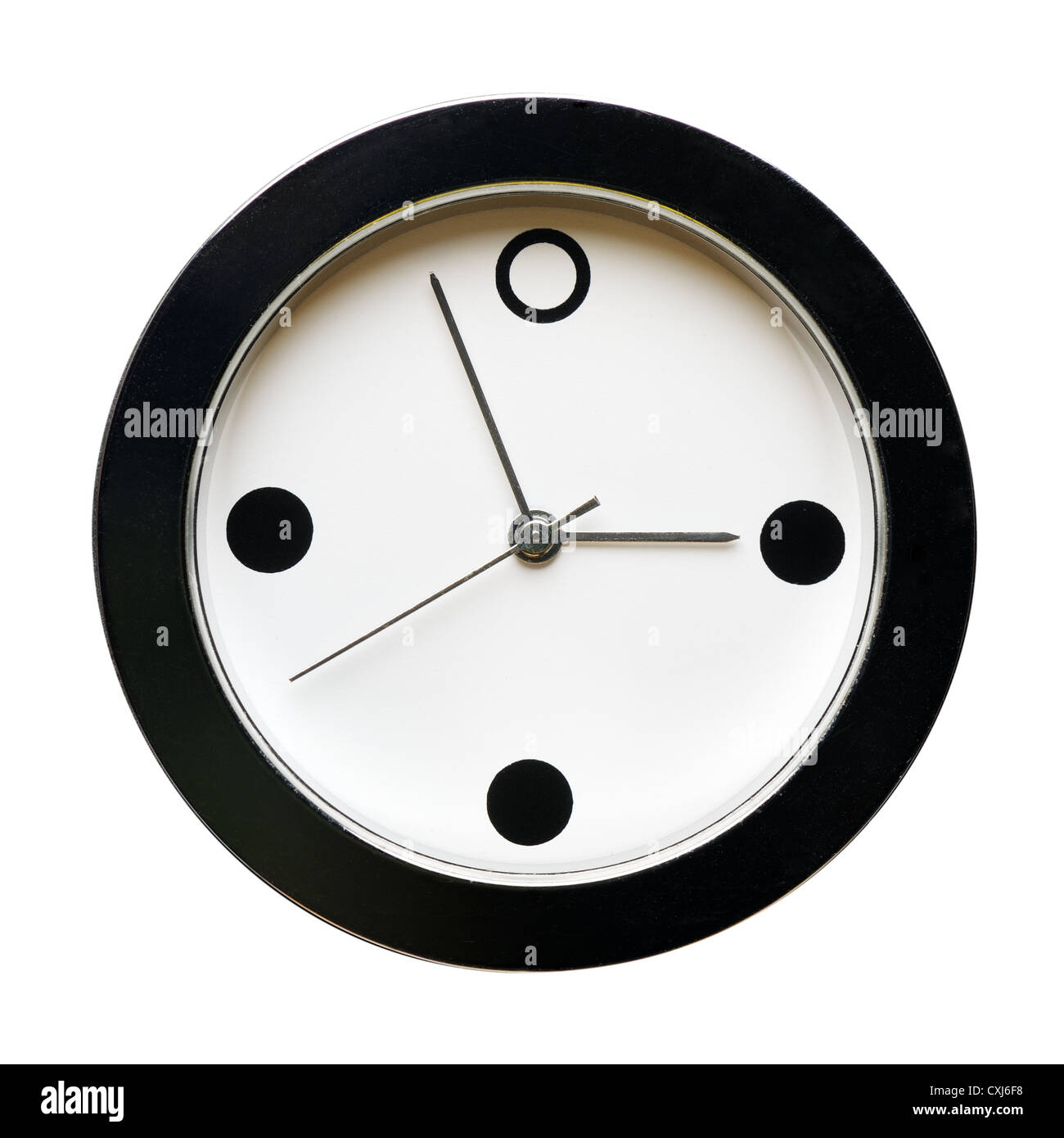 Black clock face hi-res stock photography and images - Alamy