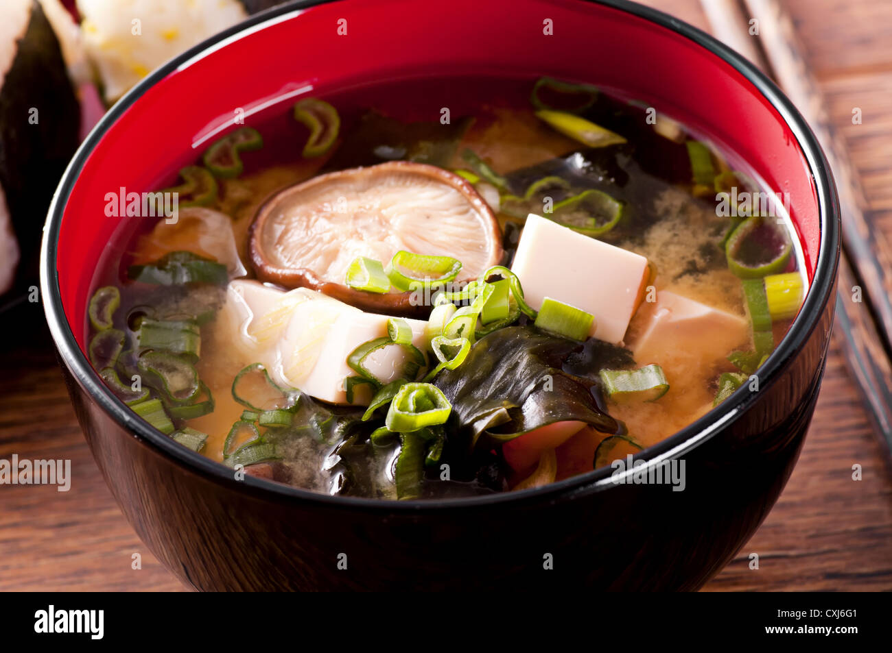 Miso Soup Stock Photo