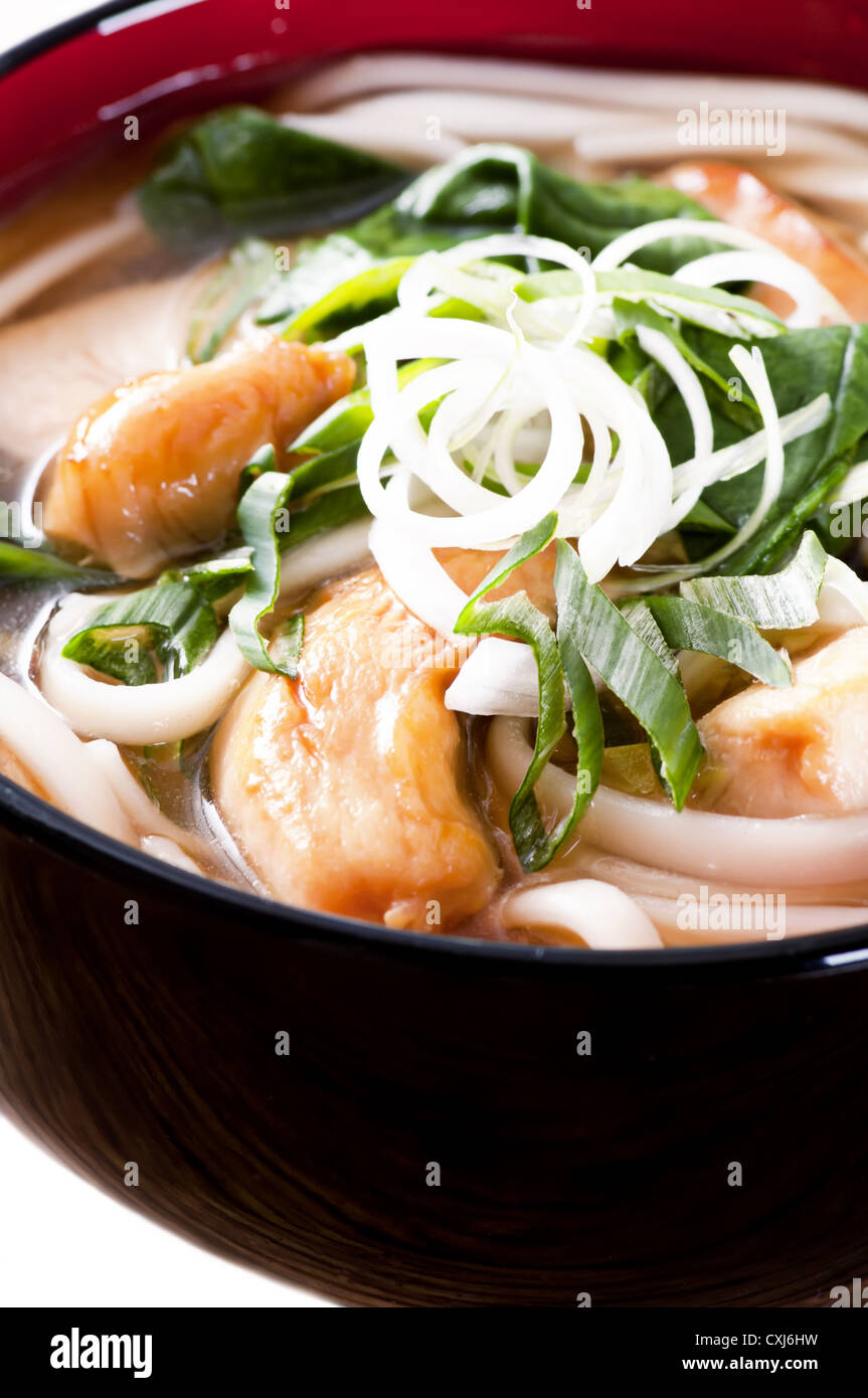 Udon Noodles Stock Photo
