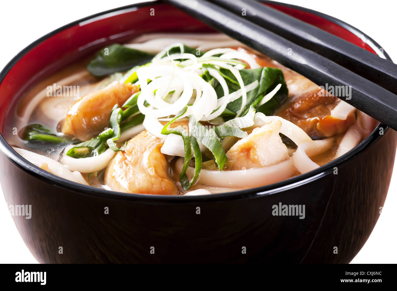 Udon soup Stock Photo