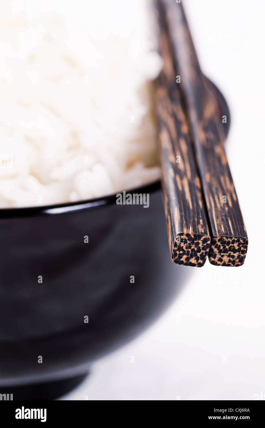 Rice in a bowl Stock Photo