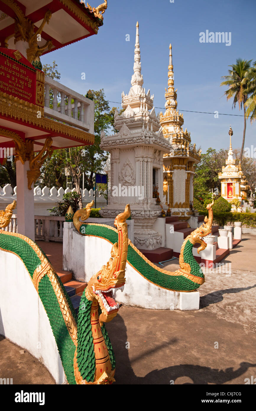 Wat Si Saket, Vientiane, Laos Stock Photo