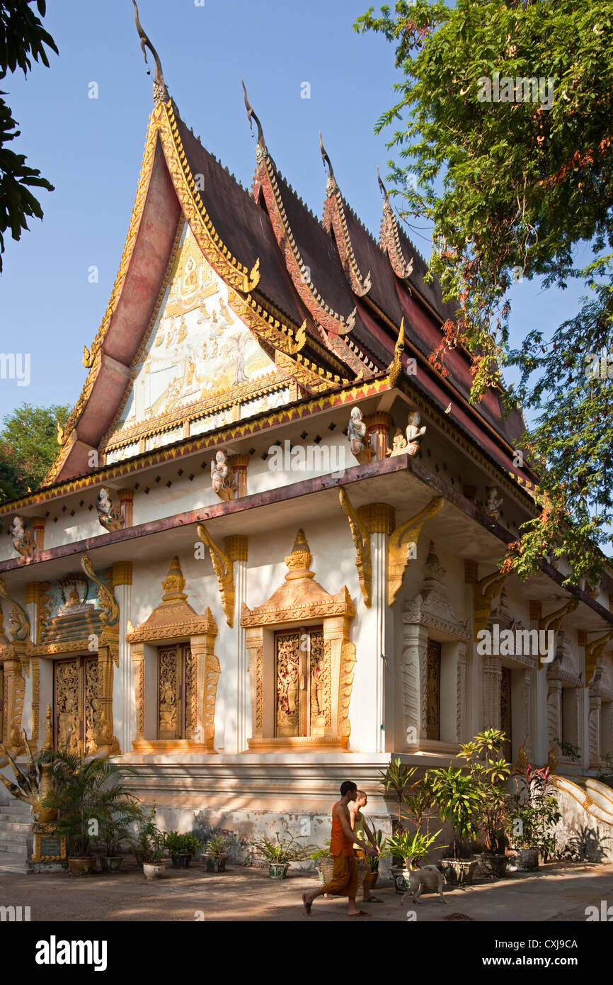 Wat Hai Sok, Vientiane, Laos Stock Photo