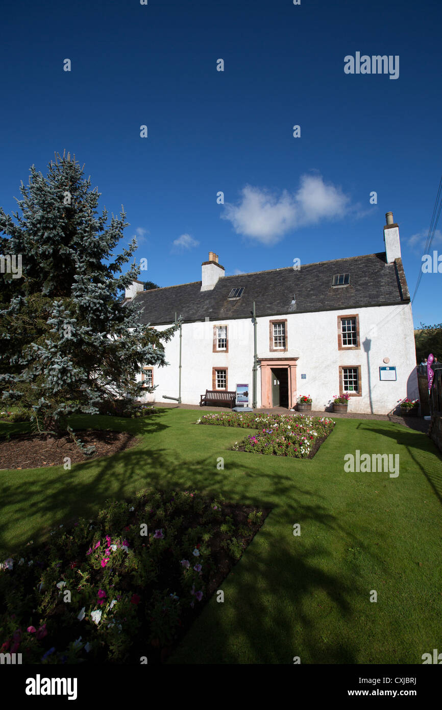 Town of Melrose, Scotland. The 18th century Abbey House at Abbey Place