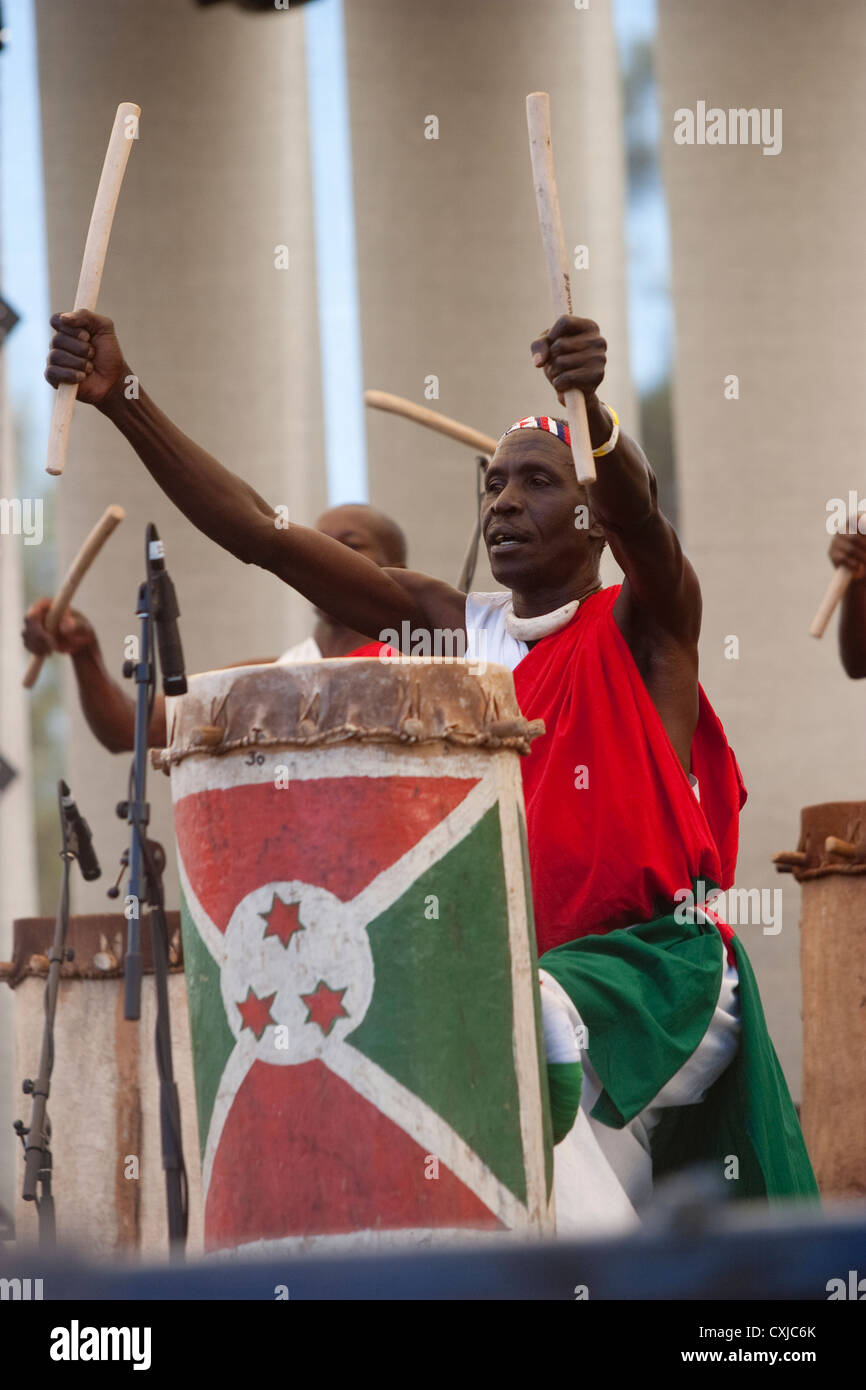 Burundi at Womadelaide Festival 2012 Stock Photo