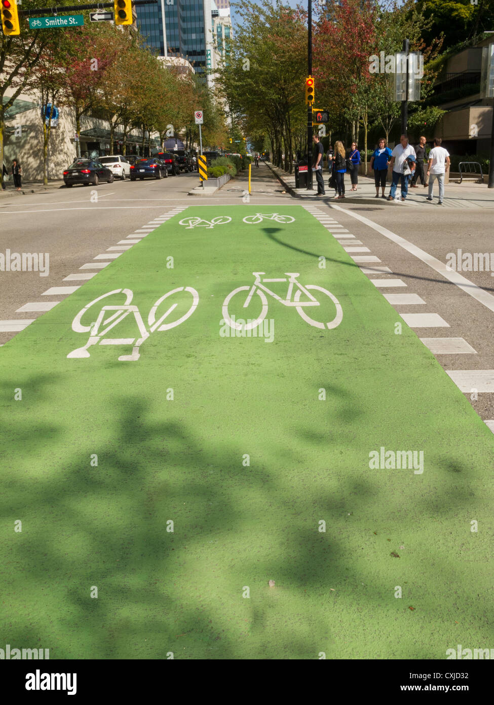 Vertical portrait rules regulations asphalt street two way vancouver hi