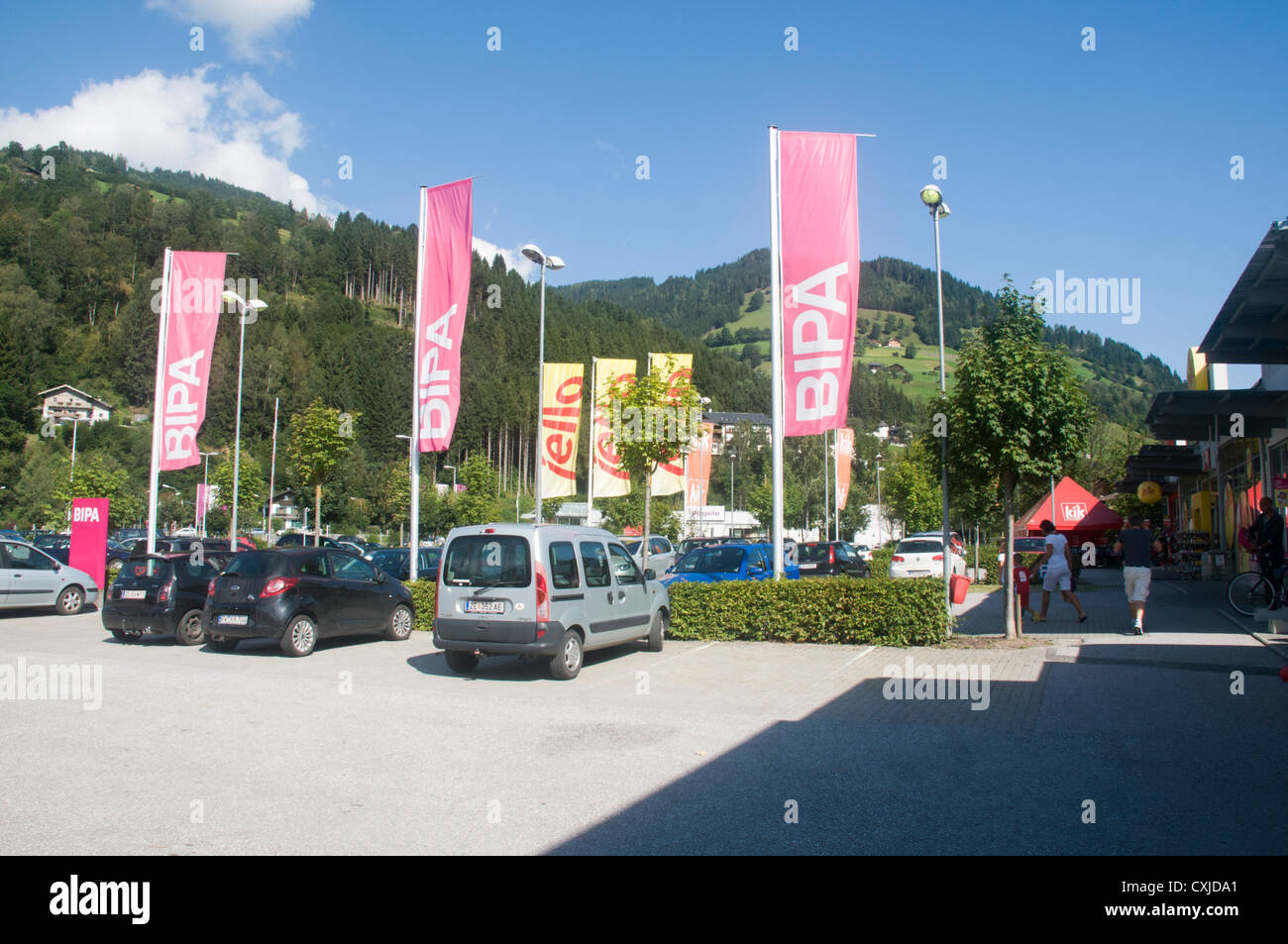 Shopping Centre. Photographed in Austria Stock Photo
