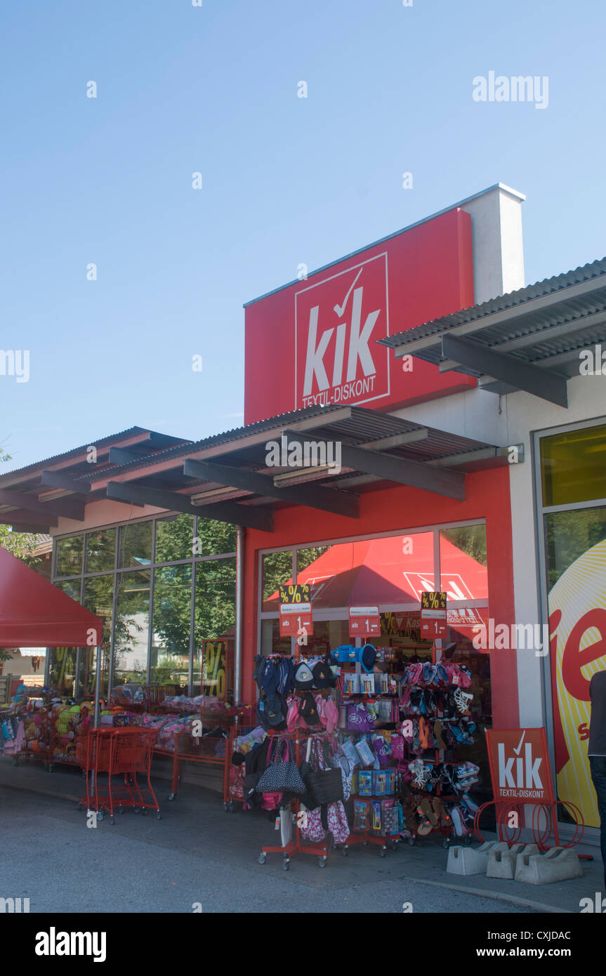 Kik Discount store. Photographed in Austria Stock Photo